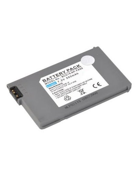 BATTERIA SONY DCR-HC90, DCR-PC55E 550mAh Li-ion