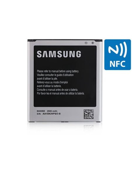 BATTERIA ORIGINALE SAMSUNG B600BE per I9500 GALAXY S4, I9508, I9502, I959 2600 mAh LI-ION CON TECNOLOGIA NFC BULK