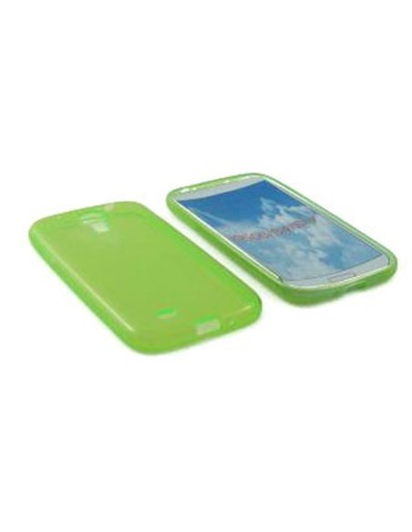 CUSTODIA GEL TPU SILICONE per SAMSUNG I9500 GALAXY S4, I9505, I9502 COLORE VERDE