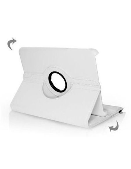 CUSTODIA BOOK PELLE GIREVOLE per ASUS GOOGLE NEXUS 7, POLLICI 7' COLORE BIANCO