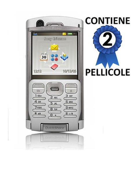 PELLICOLA PROTEGGI DISPLAY SONY ERICSSON P990 CONFEZIONE 2 PEZZI