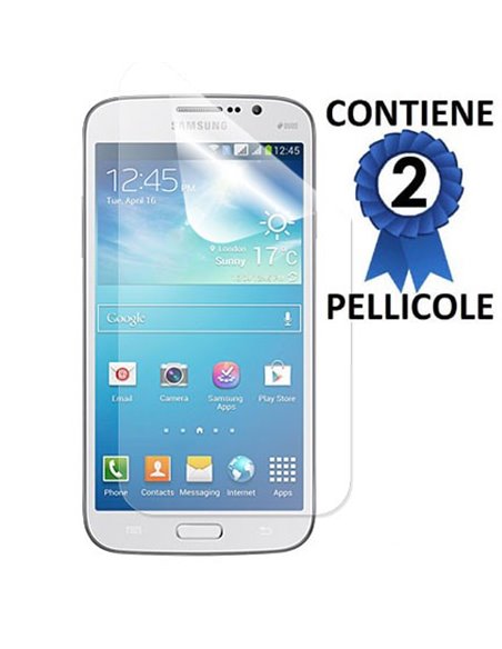 PELLICOLA PROTEGGI DISPLAY SAMSUNG I9150 GALAXY MEGA 5.8, I9152 CONFEZIONE 2 PEZZI