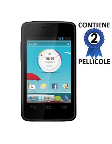 PELLICOLA PROTEGGI DISPLAY VODAFONE SMART MINI 875, ALCATEL ONE TOUCH T'POP, 4010D, 4010E CONFEZIONE 2 PEZZI