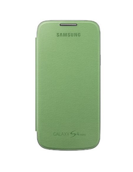 CUSTODIA FLIP COVER ORIGINALE SAMSUNG COLORE VERDE per I9190 GALAXY S4 MINI, I9192, I9195 EF-FI919BGEGWW BLISTER