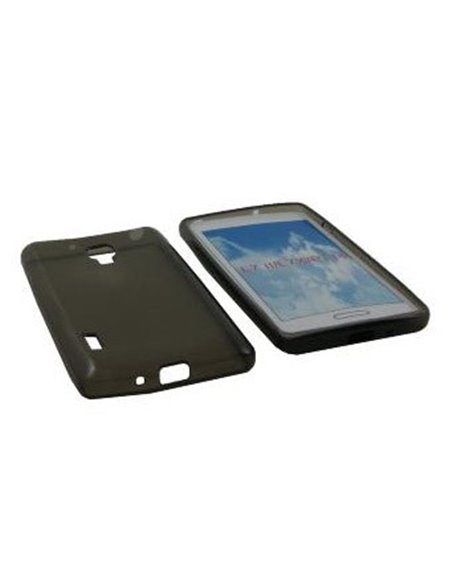 CUSTODIA GEL TPU SILICONE per LG L7 II, P710 COLORE NERO