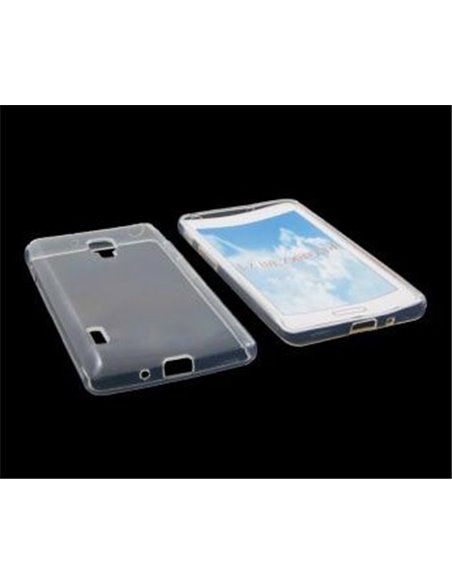 CUSTODIA GEL TPU SILICONE per LG L7 II, P710 COLORE BIANCO