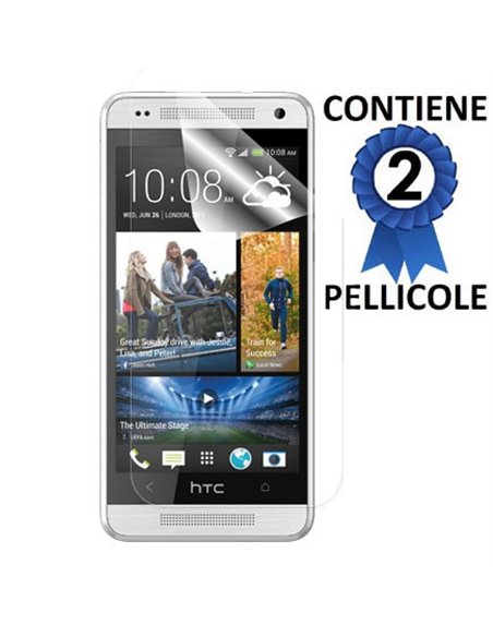 PELLICOLA PROTEGGI DISPLAY HTC ONE MINI, M4 CONFEZIONE 2 PEZZI