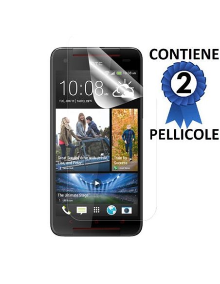 PELLICOLA PROTEGGI DISPLAY HTC BUTTERFLY S CONFEZIONE 2 PEZZI