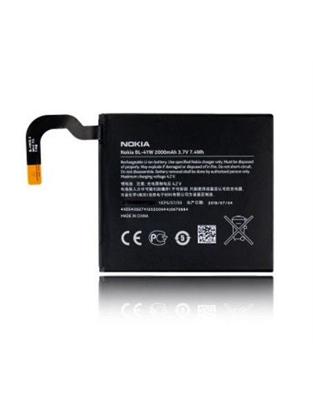 BATTERIA ORIGINALE NOKIA BL-4YW per LUMIA 925 - 2000 mAh LI-ION BULK