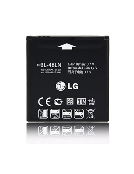 BATTERIA ORIGINALE LG BL-48LN per P720 OPTIMUS 3D MAX 1520 mAh LI-ION BULK