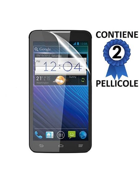 PELLICOLA PROTEGGI DISPLAY ZTE GRAND MEMO, V9815 CONFEZIONE 2 PEZZI