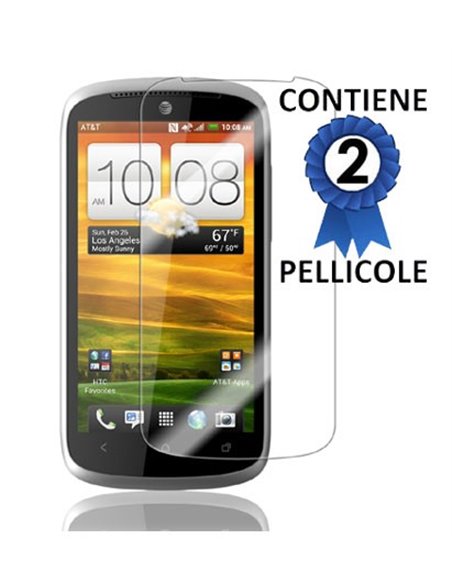 PELLICOLA PROTEGGI DISPLAY HTC ONE VX CONFEZIONE 2 PEZZI