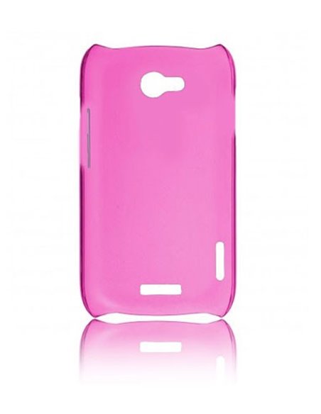 CUSTODIA BACK RIGIDA SLIM DA 0,35mm per HTC ONE X, ONE XL, ONE X+ COLORE ROSA