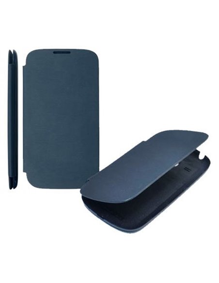 CUSTODIA ORIZZONTALE FLIP COVER per APPLE IPHONE 4, 4S COLORE BLU