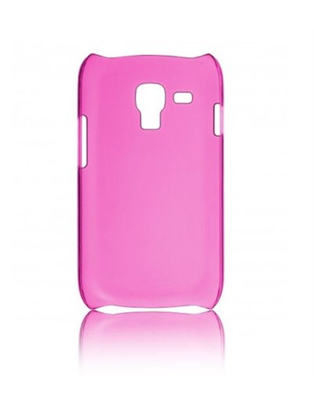 CUSTODIA BACK RIGIDA SLIM DA 0,35mm per SAMSUNG I8160 GALAXY ACE 2 COLORE ROSA