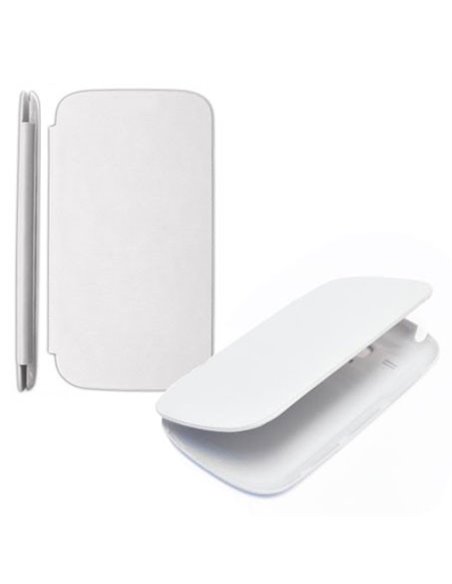 CUSTODIA ORIZZONTALE FLIP COVER per LG P700 OPTIMUS L7, P705 COLORE BIANCO