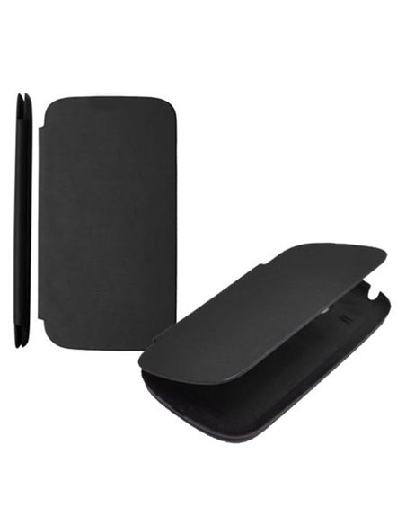 CUSTODIA ORIZZONTALE FLIP COVER per LG P700 OPTIMUS L7, P705 COLORE NERO