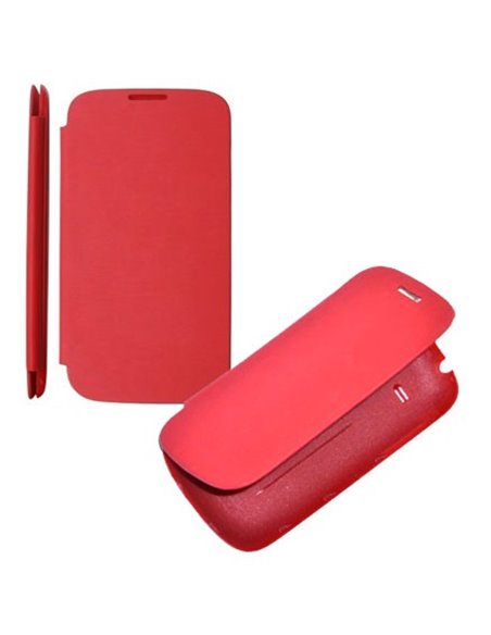 CUSTODIA ORIZZONTALE FLIP COVER per LG OPTIMUS L9, P760 COLORE ROSSO