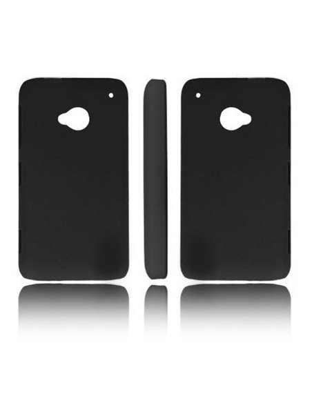 CUSTODIA BACK RIGIDA per HTC ONE, M7 COLORE NERO