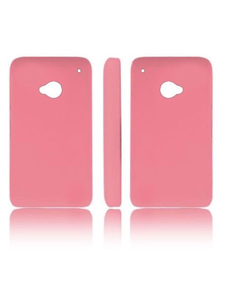 CUSTODIA BACK RIGIDA per HTC ONE, M7 COLORE ROSA