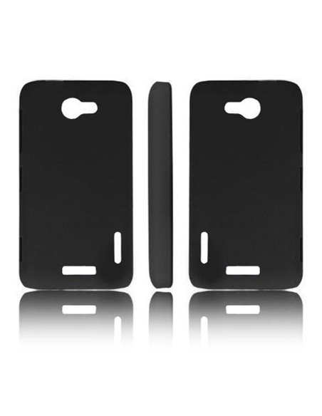 CUSTODIA BACK RIGIDA per HTC ONE X, ONE XL, ONE X+ COLORE NERO