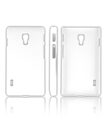 CUSTODIA BACK RIGIDA per LG OPTIMUS L7 II, P710 COLORE BIANCO