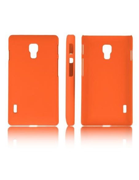 CUSTODIA BACK RIGIDA per LG OPTIMUS L7 II, P710 COLORE ARANCIONE