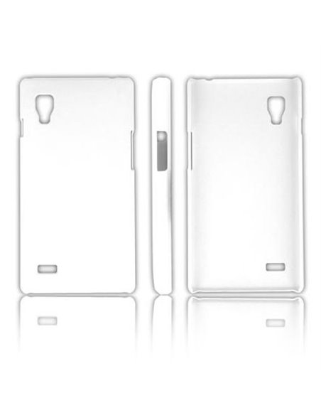 CUSTODIA BACK RIGIDA per LG OPTIMUS L9, P760 COLORE BIANCO