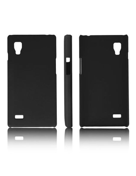 CUSTODIA BACK RIGIDA per LG OPTIMUS L9, P760 COLORE NERO