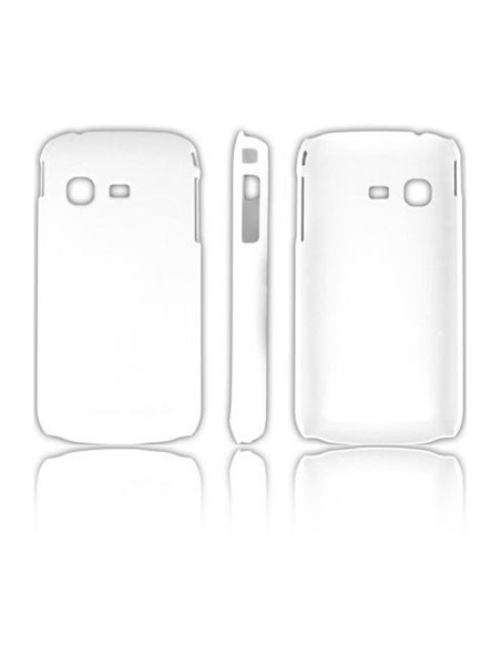 CUSTODIA BACK RIGIDA per SAMSUNG B5330 GALAXY CHAT COLORE BIANCO