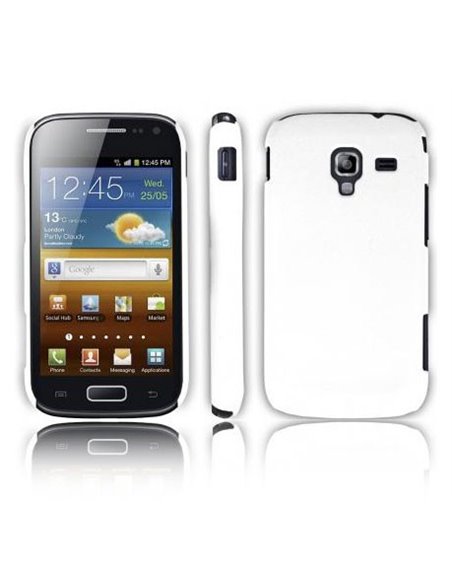 CUSTODIA BACK RIGIDA per SAMSUNG I8160 GALAXY ACE 2 COLORE BIANCO