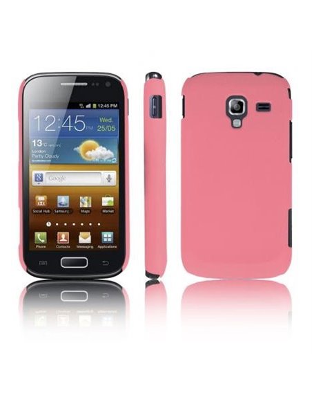 CUSTODIA BACK RIGIDA per SAMSUNG I8160 GALAXY ACE 2 COLORE ROSA