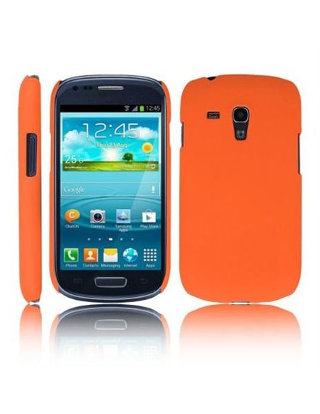 CUSTODIA BACK RIGIDA per SAMSUNG I8190 GALAXY S3 MINI, I8200 GALAXY S3 MINI VE COLORE ARANCIONE