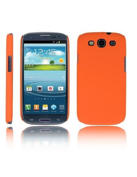 CUSTODIA BACK RIGIDA per SAMSUNG I9300 GALAXY S3, I9300i GALAXY S3 NEO COLORE ARANCIONE