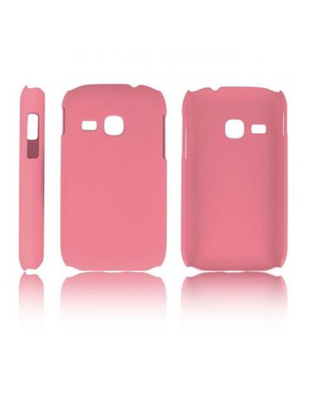 CUSTODIA BACK RIGIDA per SAMSUNG S6310 GALAXY YOUNG, S6312 GALAXY YOUNG DUOS COLORE ROSA