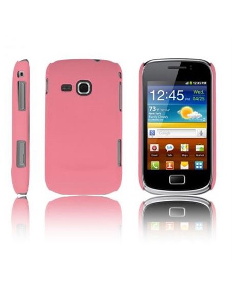 CUSTODIA BACK RIGIDA per SAMSUNG S6500 GALAXY MINI 2 COLORE ROSA