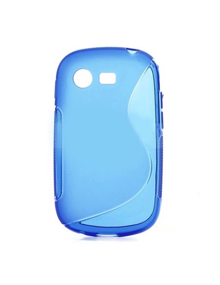 CUSTODIA GEL TPU SILICONE DOUBLE per SAMSUNG S5280 GALAXY STAR, S5282 COLORE BLU