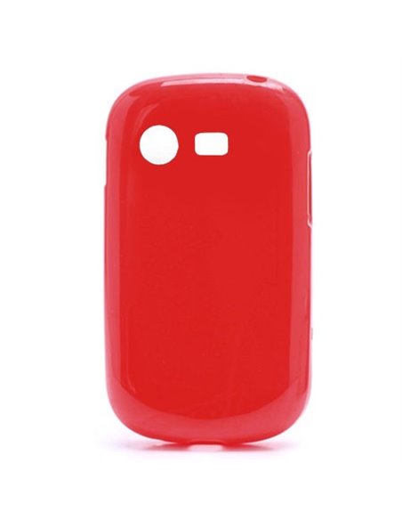 CUSTODIA GEL TPU SILICONE LUCIDA per SAMSUNG S5280 GALAXY STAR, S5282 COLORE ROSSO