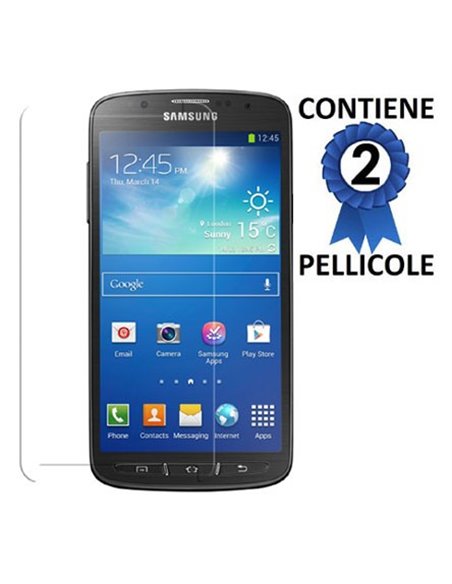 PELLICOLA PROTEGGI DISPLAY SAMSUNG I9295 GALAXY S4 ACTIVE CONFEZIONE 2 PEZZI