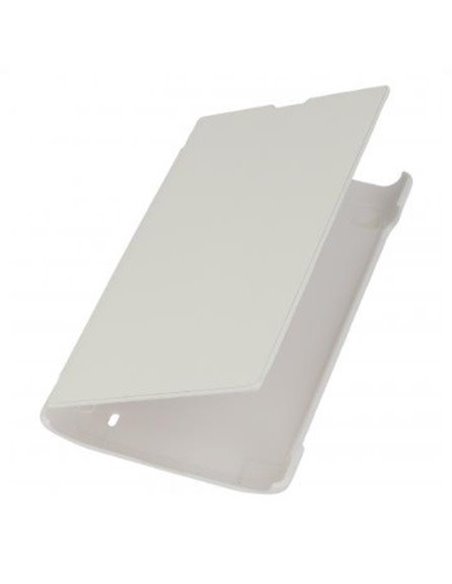 CUSTODIA FLIP COVER ORIZZONTALE per NOKIA LUMIA 520, LUMIA 525 COLORE BIANCO