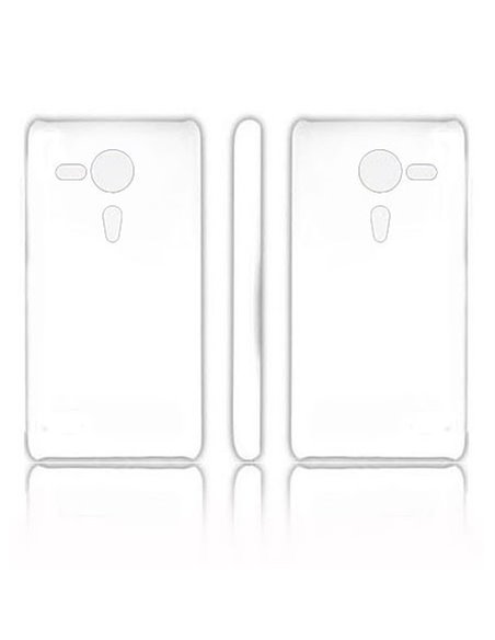 CUSTODIA BACK RIGIDA per SONY XPERIA SP HSPA C5302, LTE C5306, LTE C5303, M35H COLORE BIANCO