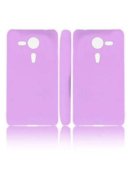 CUSTODIA BACK RIGIDA per SONY XPERIA SP HSPA C5302, LTE C5306, LTE C5303, M35H COLORE VIOLA