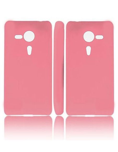 CUSTODIA BACK RIGIDA per SONY XPERIA SP HSPA C5302, LTE C5306, LTE C5303, M35H COLORE ROSA