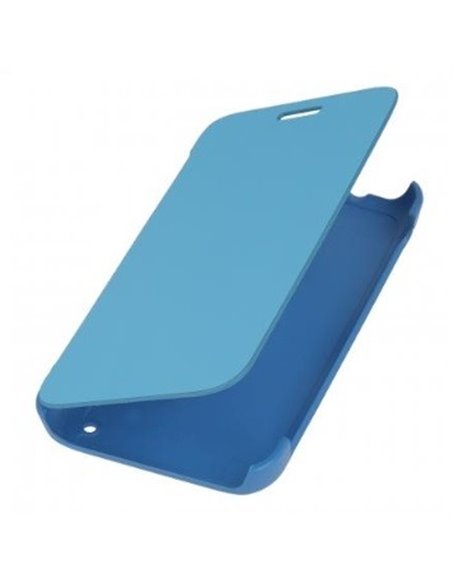 CUSTODIA ORIZZONTALE FLIP COVER per NOKIA LUMIA 620 COLORE AZZURRO