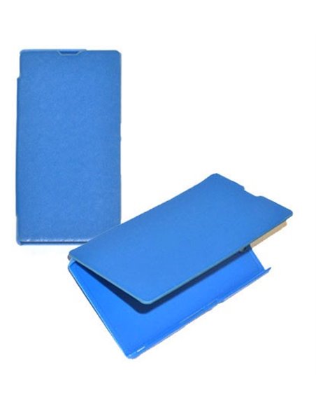 CUSTODIA ORIZZONTALE FLIP COVER per SONY XPERIA ION LT28I COLORE AZZURRO