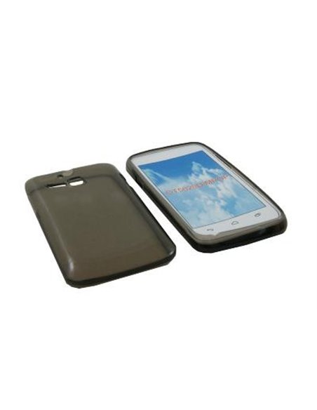 CUSTODIA GEL TPU SILICONE per ALCATEL ONE TOUCH M'POP 5020D COLORE NERO