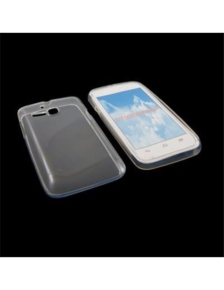 CUSTODIA GEL TPU SILICONE per ALCATEL ONE TOUCH M'POP 5020D COLORE BIANCO