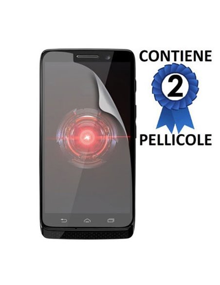 PELLICOLA PROTEGGI DISPLAY MOTOROLA DROID MINI CONFEZIONE 2 PEZZI