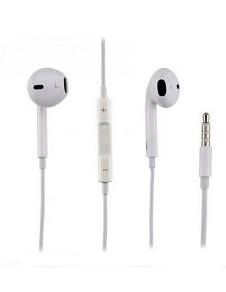 AURICOLARE STEREO ORIGINALE APPLE per IPHONE 6, IPHONE 6 PLUS, IPAD AIR CON TASTO DI RISPOSTA E VOLUME MD827ZM/A BULK