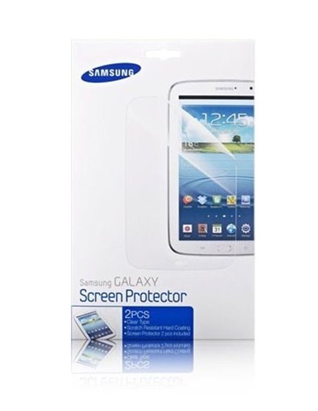 PELLICOLA PROTEGGI DISPLAY ORIGINALE SAMSUNG per P3200 GALAXY TAB 3 7.0, P3210 CONFEZIONE 2 PZ ET-FT210CTEGWW BLISTER